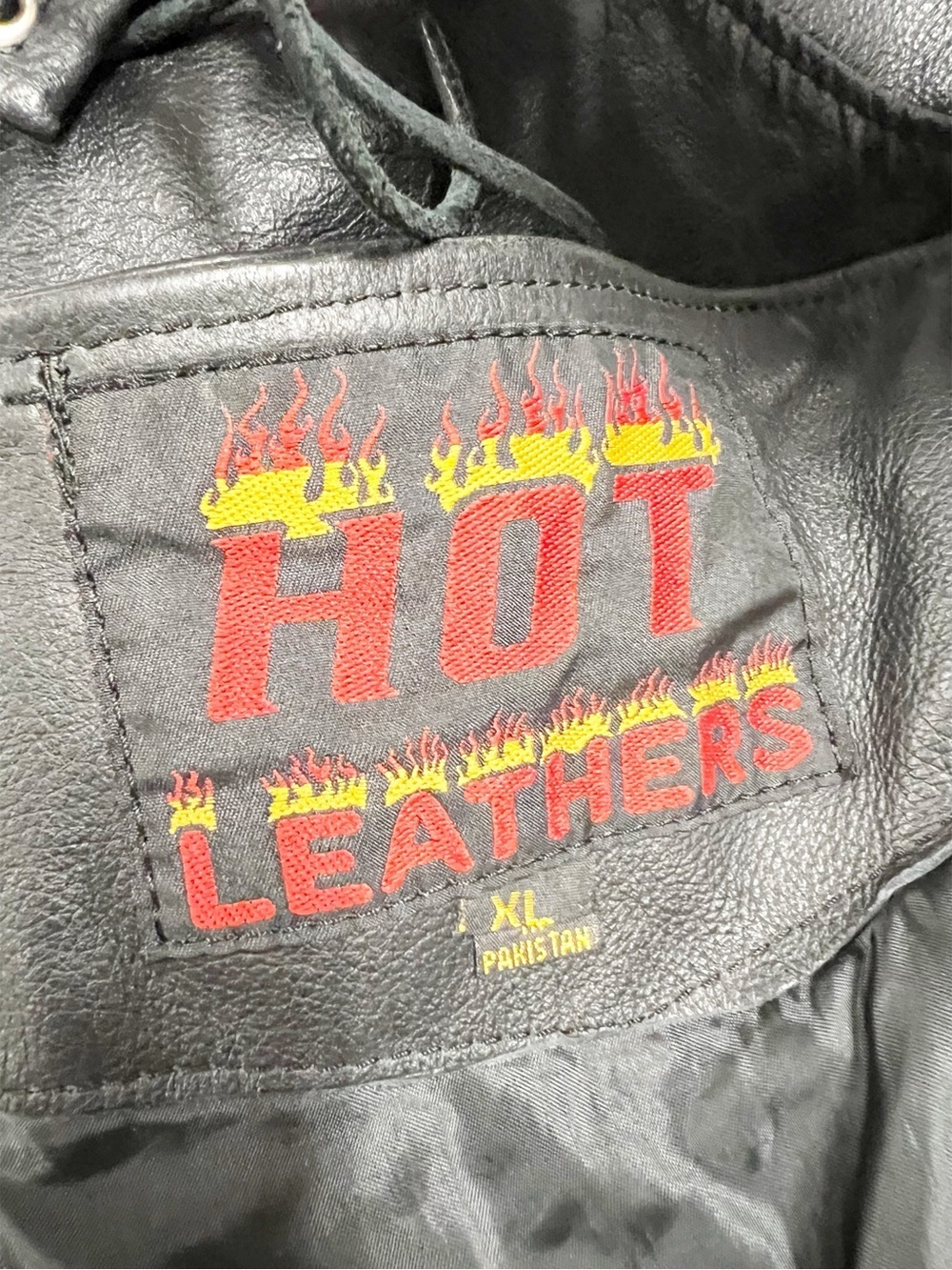 Hot Leathers Unisex CHM1005 Black Motorcycle Biker Fully Lined Leather Chaps XL - Picture 6 of 14